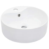 Vidaxl Washbasin s přistáním 36x13 cm keramická bílá