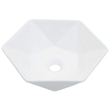 VIDAXL WASHBAIN 41X36.5X12 CM Keramik Weiß