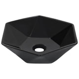 VIDAXL WASHBAIN 41X36.5X12 CM Keramikschwarz