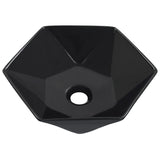 VIDAXL WASHBAIN 41X36.5X12 CM Keramikschwarz