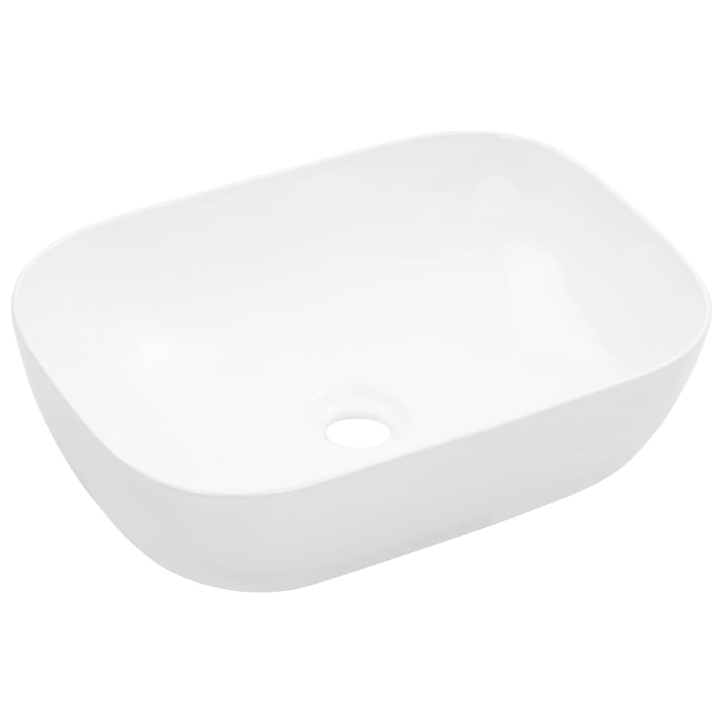 Vidaxl Washbasin 45,5x32x13 cm keramická bílá