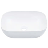 VIDAXL WASHBAIN 45.5X32X13 CM Keramik Weiß