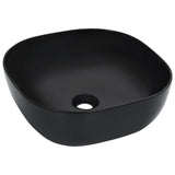 VIDAXL WASHBAIN 42.5X42.5X14,5 cm Keramikschwarz