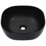 Vidaxl Washbasin 42,5x42,5x14.5 cm ceramiczna czarna