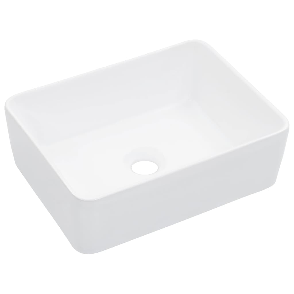 Vidaxl Washbasin 40x30x13 cm de cerámica blanca