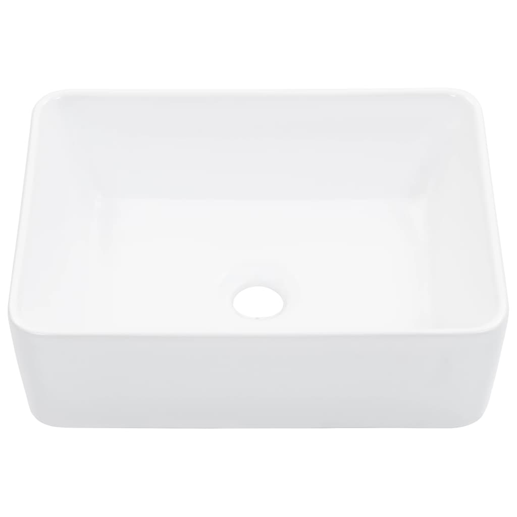 Vidaxl Washbasin 40x30x13 cm keramická bílá