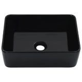 Vidaxl Washbasin 40x30x13 cm keramisk svart