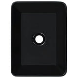 Vidaxl Washbasin 40x30x13 cm Black in ceramica