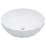 VIDAXL WASHBAIN 46x17 cm Keramik Weiß