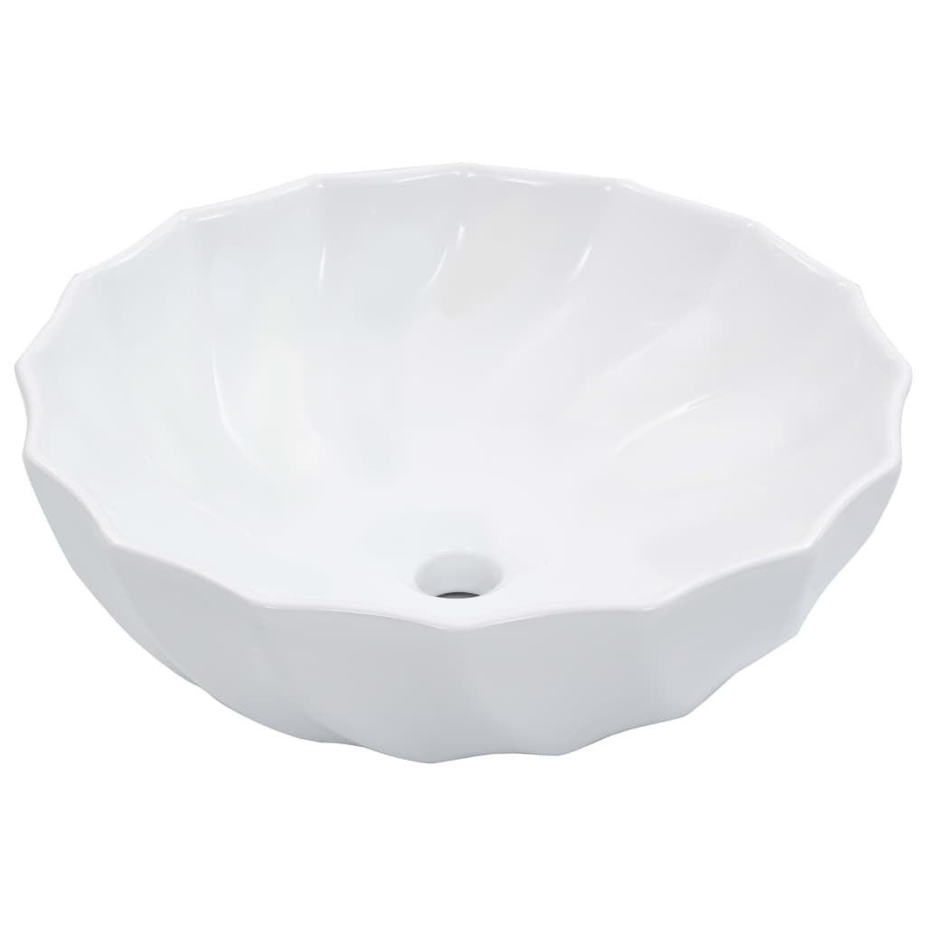 Vidaxl Washbasin 46x17 cm keramická bílá