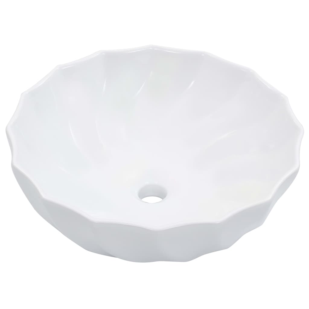 Vidaxl Washbasin 46x17 cm keramická bílá