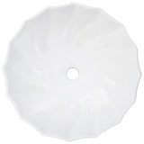 VIDAXL WASHBAIN 46x17 cm Keramik Weiß