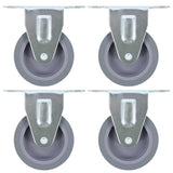 Vidaxx feste Räder 4 Stück 75 mm