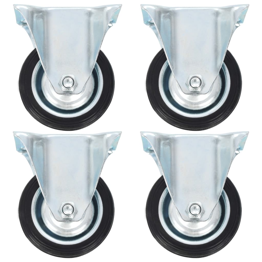 Vidaxx feste Räder 4 Stück 75 mm