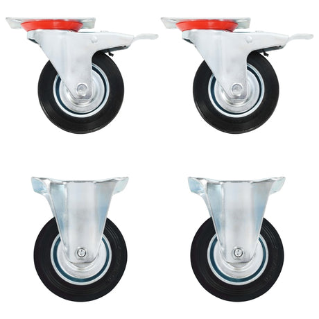 Vidaxxl-Räder 4 Stück 100 mm