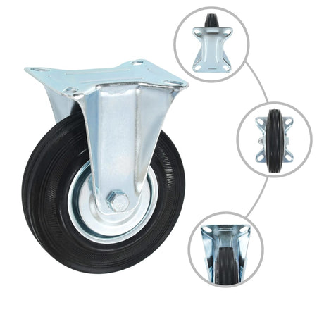 VidaXL-Räder 4 Stück 125 mm