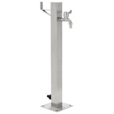 Vidaxl garden water column square 65 cm stainless steel