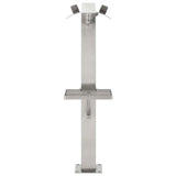 VIDAXL Garten Wassersäule Quadrat 95 cm Edelstahl
