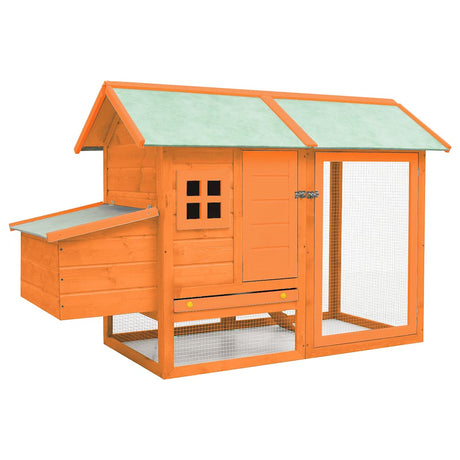 Vidaxl Chicken Coop 170x81x110 cm Festkiefer und Pinewood