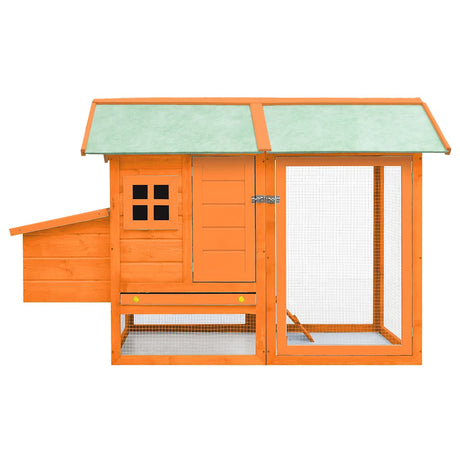 Vidaxl Chicken Coop 170x81x110 cm Festkiefer und Pinewood