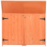 Vidaxl Garden HED 128x42x91 cm legno