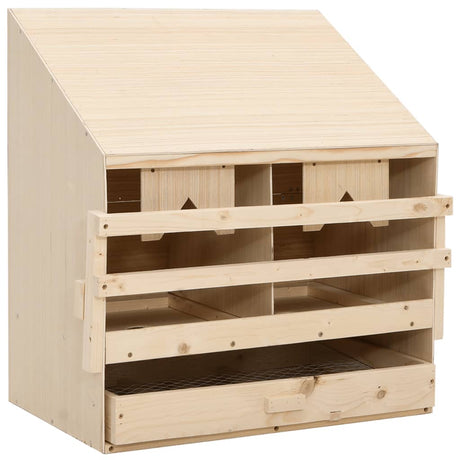 Vidaxl Chicken Shelter 2 Fächer 63x40x65 cm Festkiefer