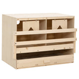 Vidaxl Chicken Shelter 2 Fächer 63x40x45 cm Festkiefer