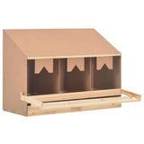 Vidaxl Chicken Shelter 3 Fächer 93x40x65 cm Festkiefer