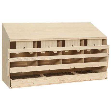 Vidaxl Chicken Shelter 4 Fächer 106x40x59 cm Festkiefer