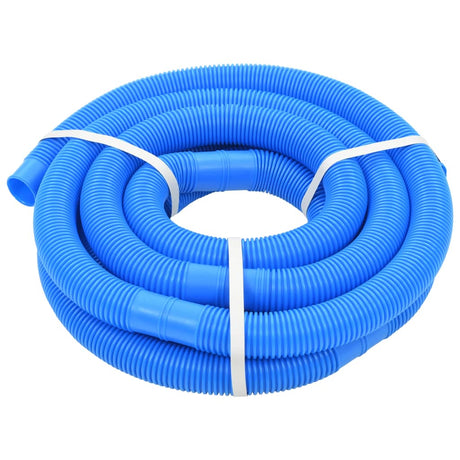 Vidaxl manguera de piscina con abrazaderas de 38 mm 6 m azul