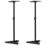 Vidaxl Monitor Speaker Stands 2 St Steel Black