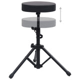 Vidaxl Drum Stuhl einstellbar rund schwarz