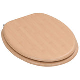 Vidaxl -Toilettensitz mit Deckelbambus MDF