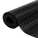 Vidaxl Mat de piso Anti-Slip 3 mm 1.5x2 M Dot de goma