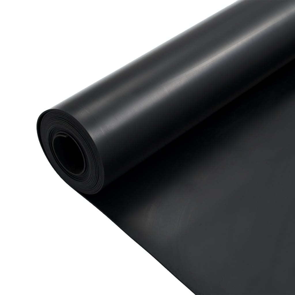 Vidaxxl Bodenmatte Anti-Rutsch 2 mm glatt 1,2x5 m Gummi
