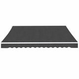 Vidaxl Luifel manuell ausziehbar 350 cm Anthrazit