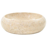 VIDAXL SINACK 40x12 cm Marmorcreme