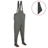 Vidaxl Waadbroek mit Stiefel Größe 44 Grün