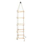 Vidaxl -Seilleiter 200 cm Holz