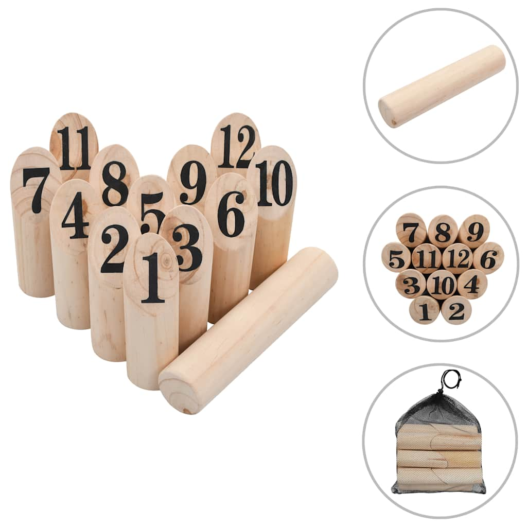 Vidaxl Number Game Set Wood