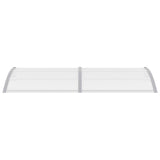 Vidaxl Port Canopy 240x100 cm PC grigio