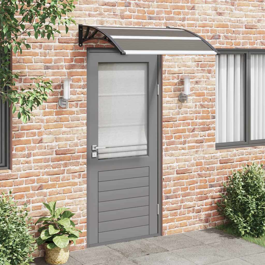 VIDAXL -Tür Banach 120x100 cm PC Schwarz