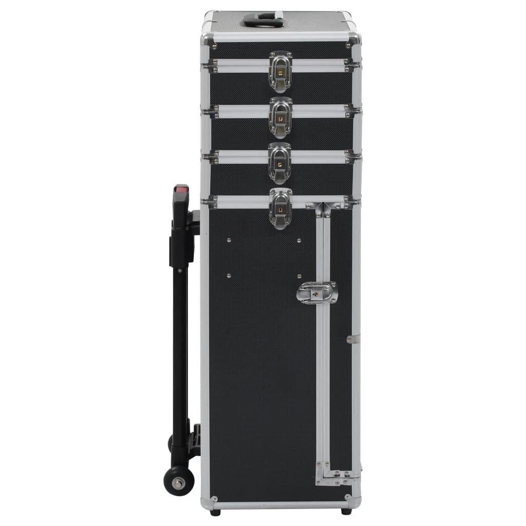 Vidaxl Make-up Trolley Aluminum Black