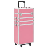 Vidaxl Makeup Trolley Aluminium Pink