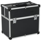 Vidaxl Tool Case 38x22.5x34 cm aluminium sort