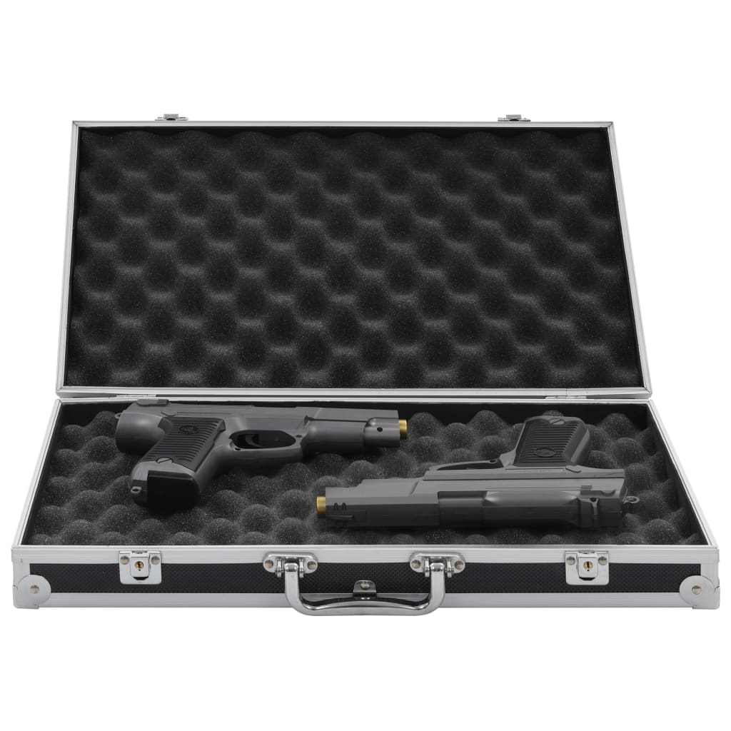 Vidaxl WapenkoFer Aluminium ABS Schwarz