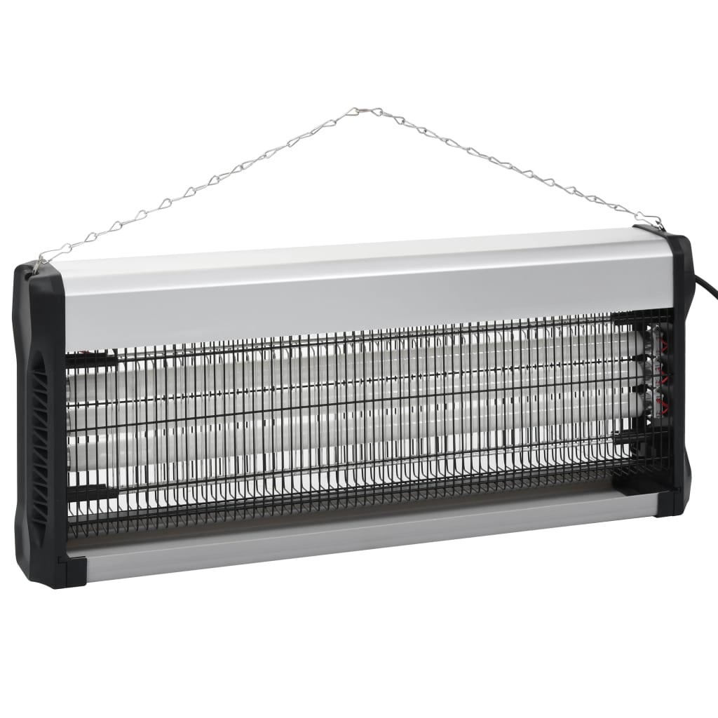 Vidaxl Insectdoor Killer 60 W aluminijasta črna