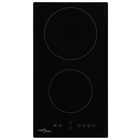 Vidaxl -Keramik -Kochfeld mit 2 Kochzonen Touch Control 3000 W