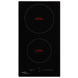 Vidaxl Ceramic hob with 2 cooking zones touch control 3000 W