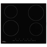 Vidaxl Ceramic Hob avec 4 zones de cuisson Contrôle tactile 6000 W